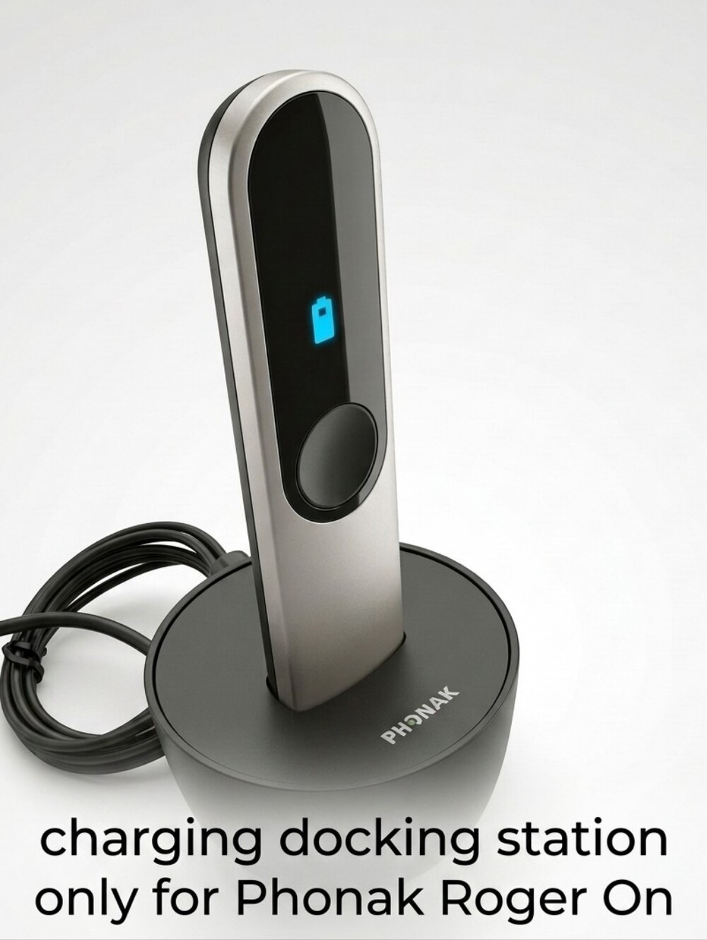 Phonak Roger On Black Charging Dock Only